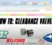 how to clearance valves in subaru camshaft installation